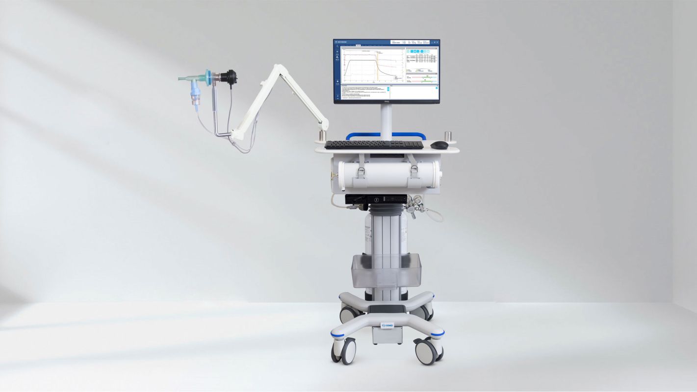 Quark PFT on cart and Dosimeter option